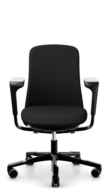 Håg SOFI 7200 -työtuoli, keskikorkea selkänoja, musta