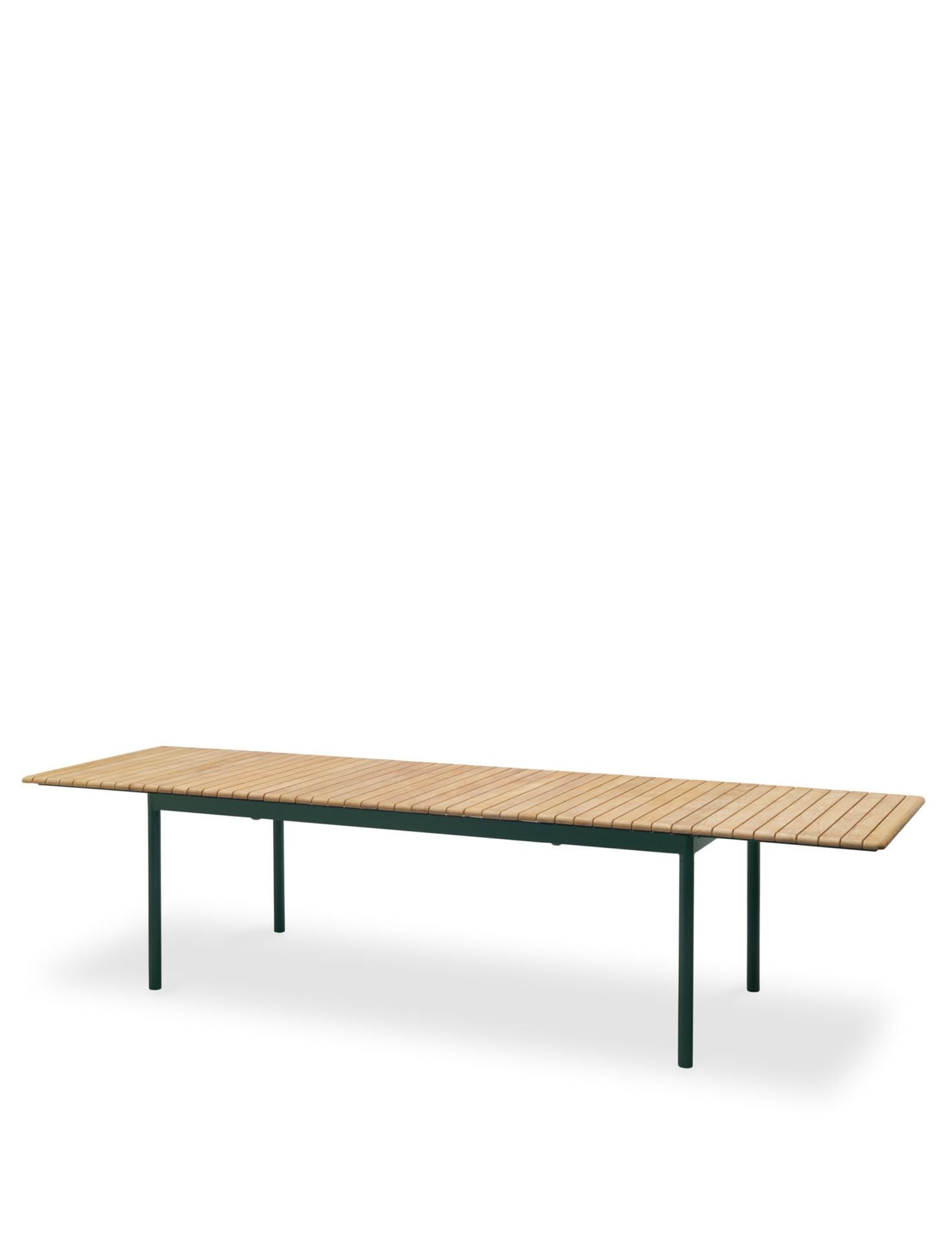 Fritz Hansen PELAGUS -ruokapöytä, tummanvihreä/tiikki - Image 2