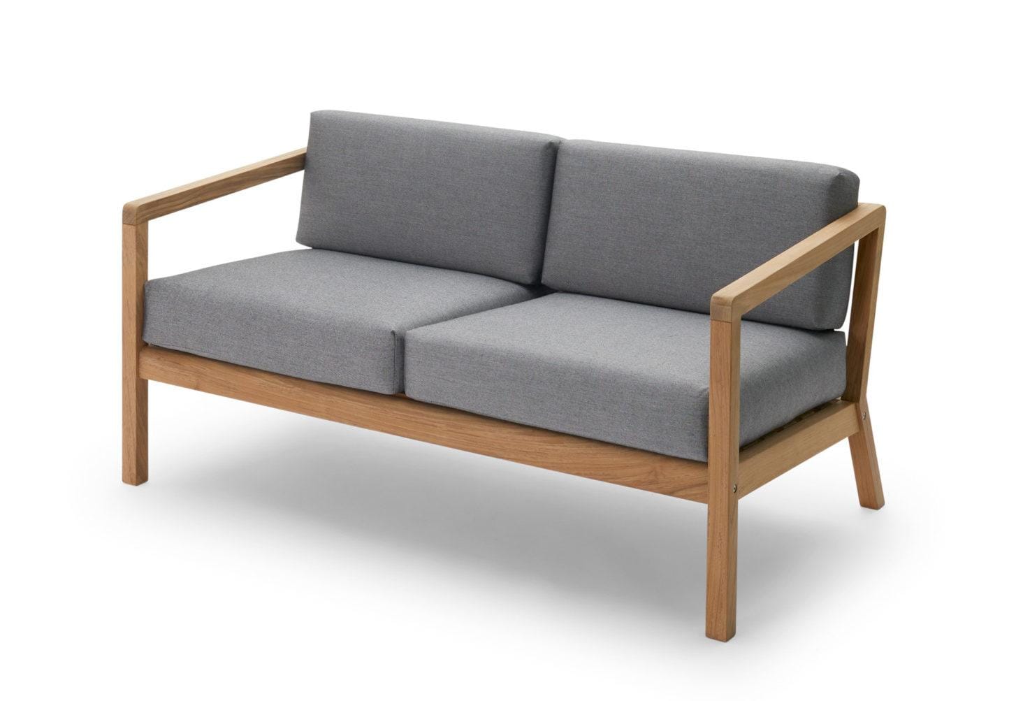 Fritz Hansen VIRKELYST 2-istuttava sohva, harmaa