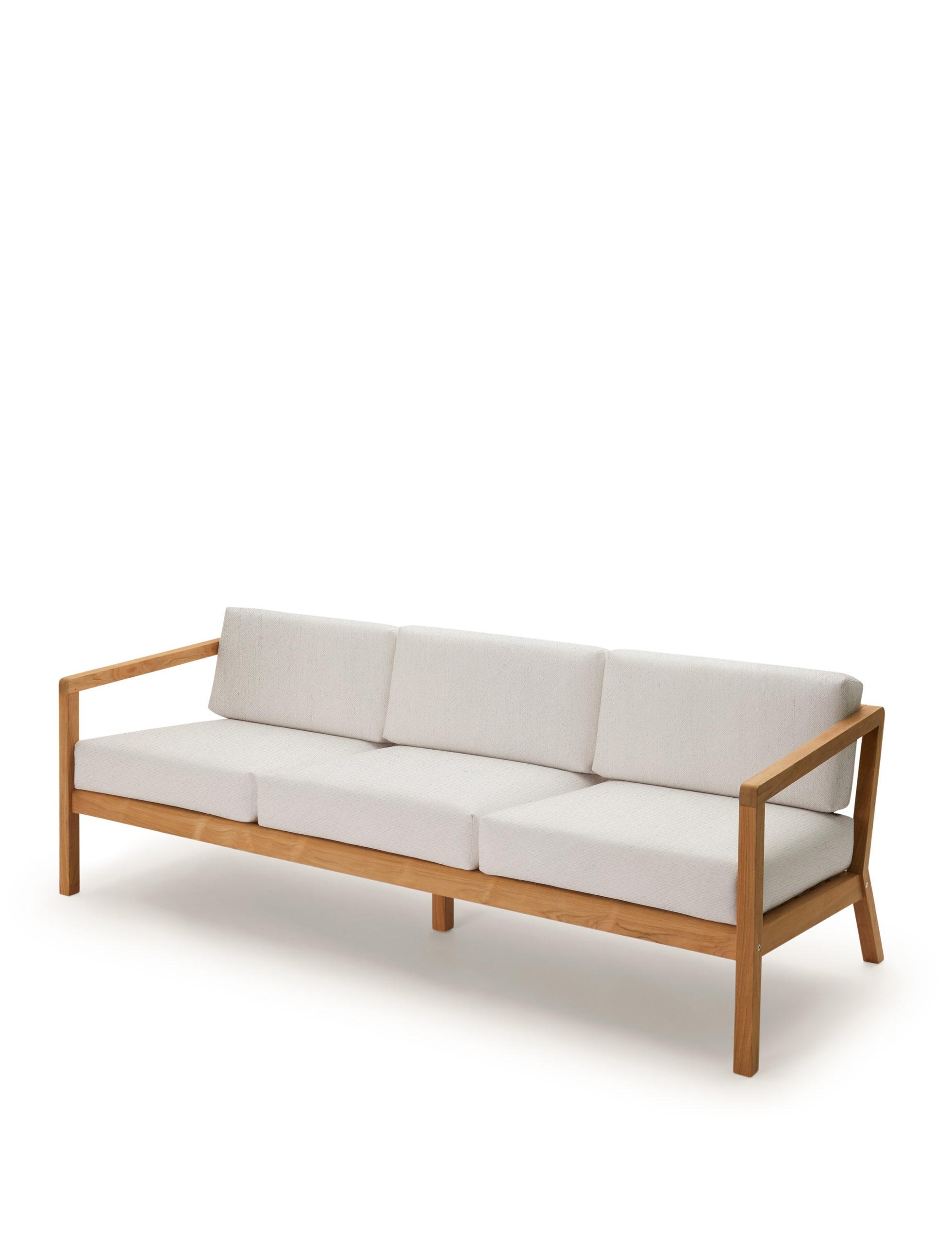 Fritz Hansen VIRKELYST 3-istuttava sohva, papyrus