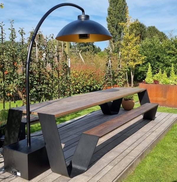 Heatsail DOME -heating floor lamp, black - Image 3