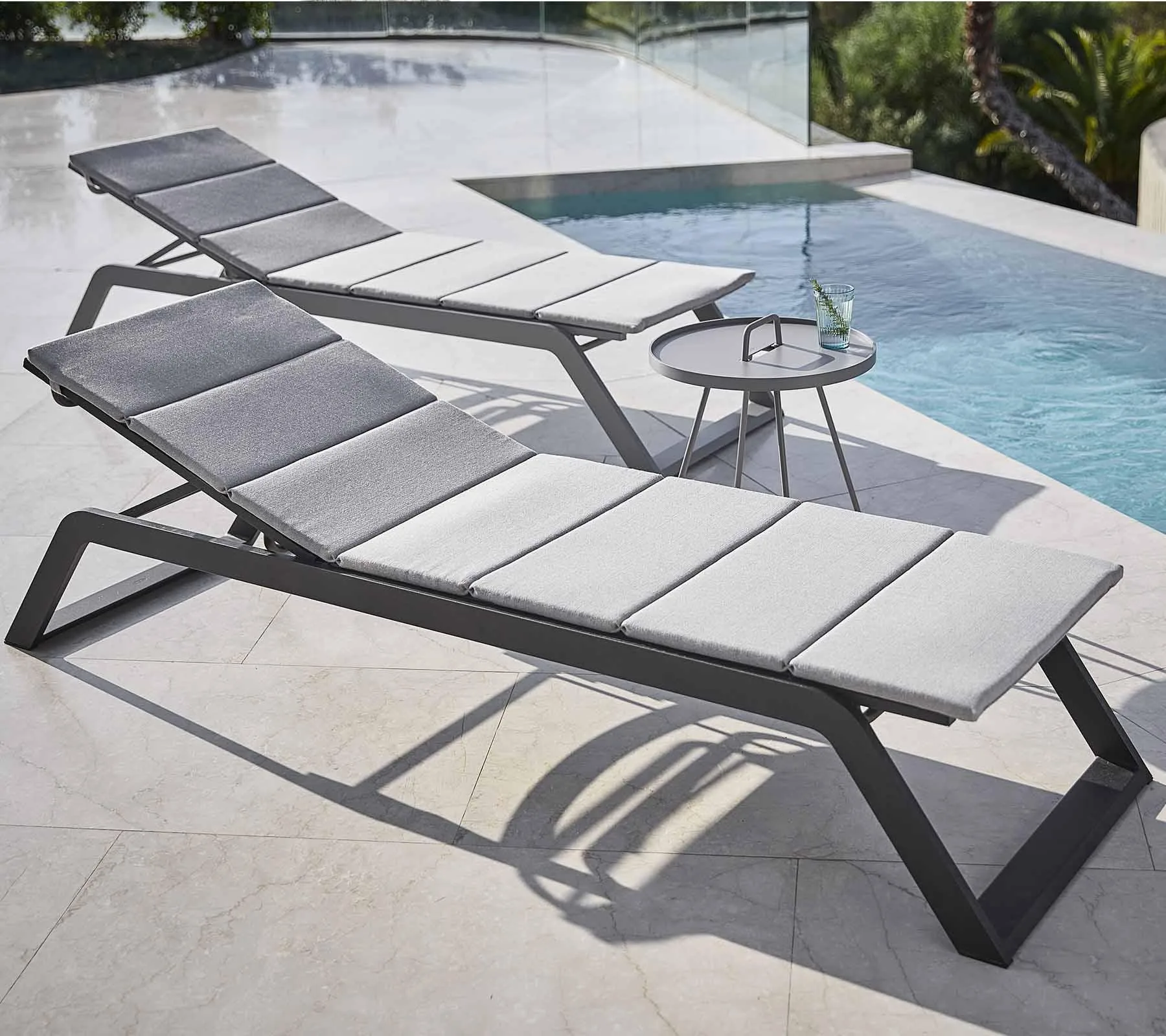 Cane-line SIESTA -sunbed, light grey - Image 2