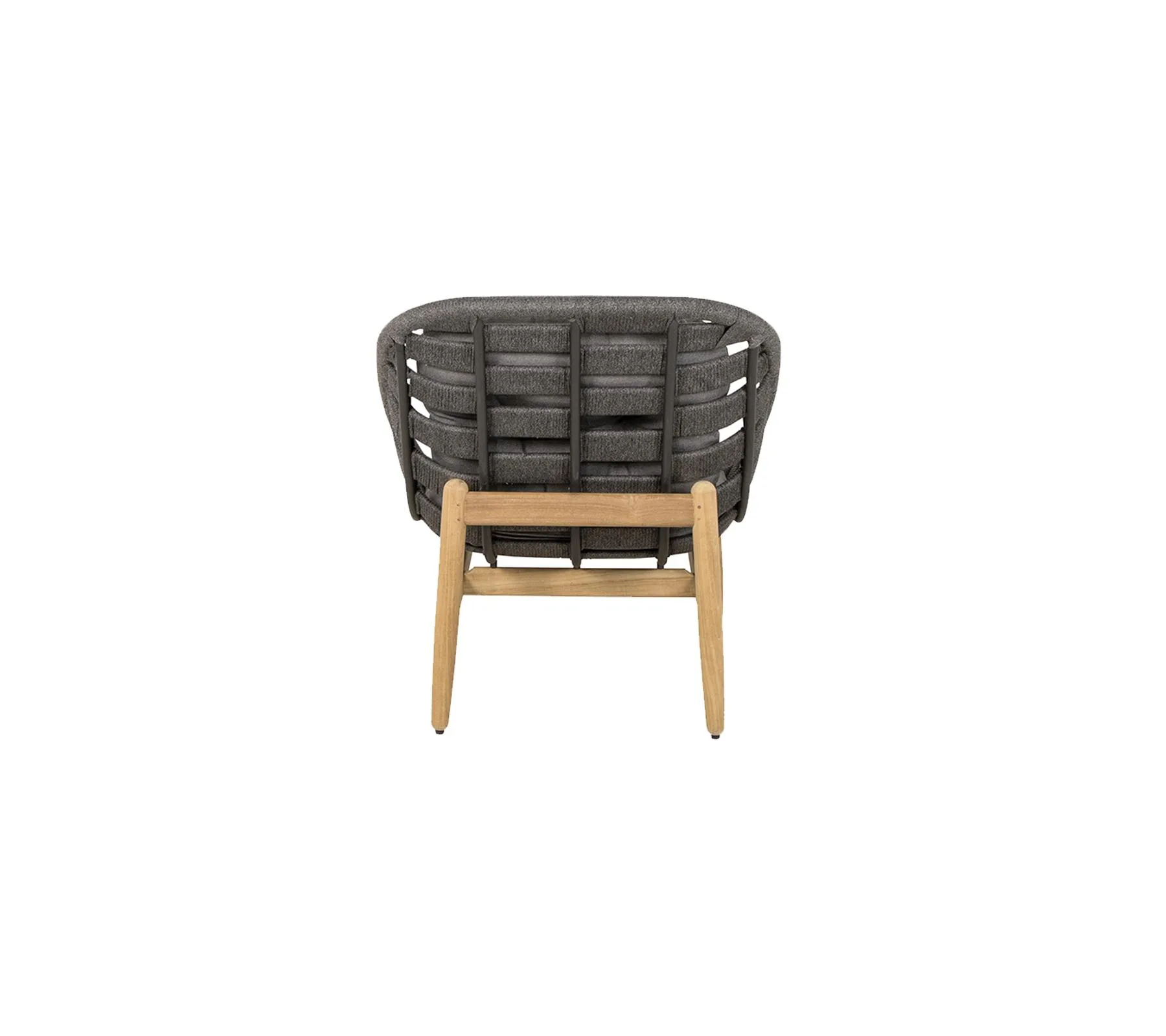 Cane-line STRINGTON -armchair, grey / dark grey / teak - Image 2