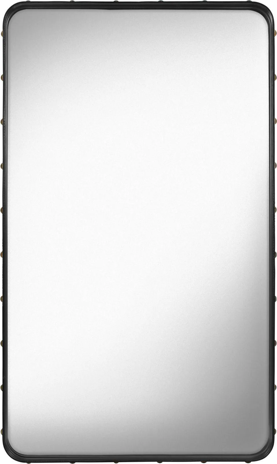 GUBI ADNET RECTANGULAR mirror, 70x115 cm, black