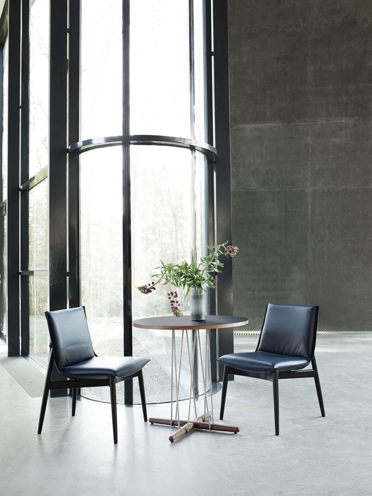 Carl Hansen E004 EMBRACE chair, oiled walnut / fabric upholstery - Image 4