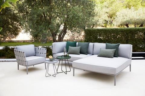 Cane-line CONIC -daybed, tummanharmaa - Image 2