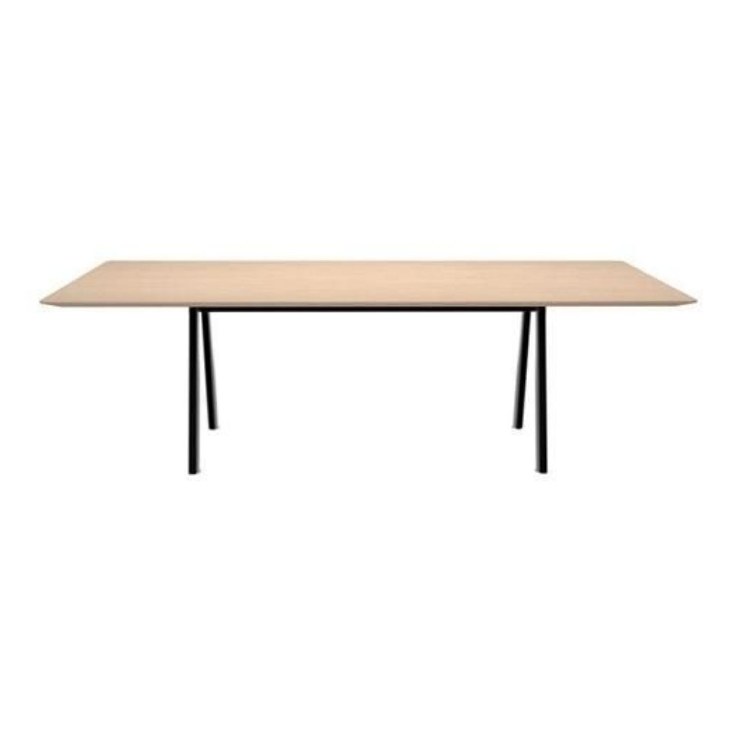 Andreu World RADIAL CONFERENCE table, oak/black ME9072