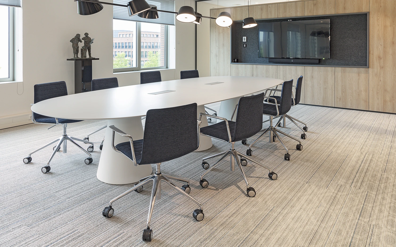 Andreu World FLEX CORPORATE chair, front upholstered SO1645 - Image 8