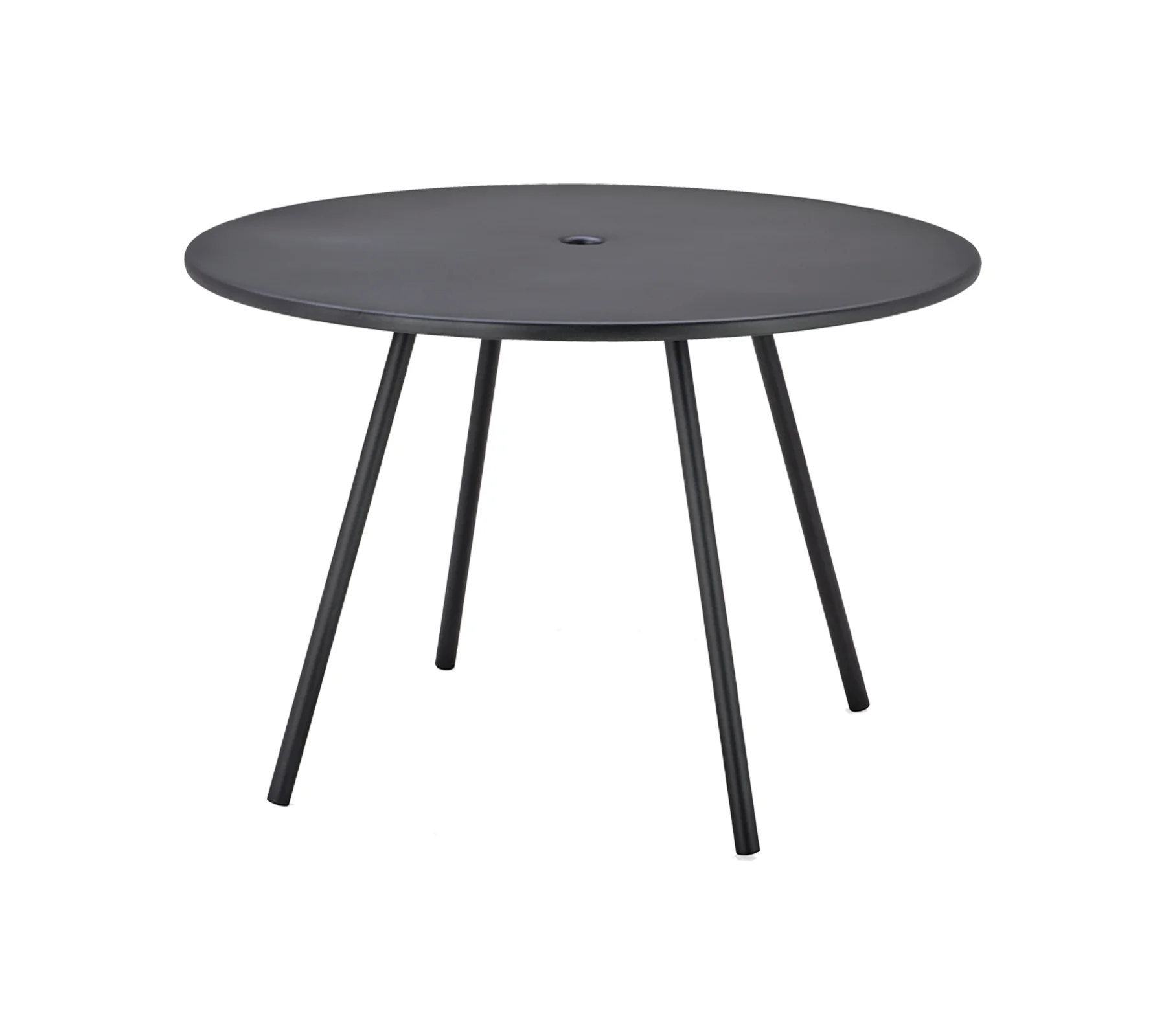 Cane-line AREA -pöytä Ø110 cm, tummanharmaa