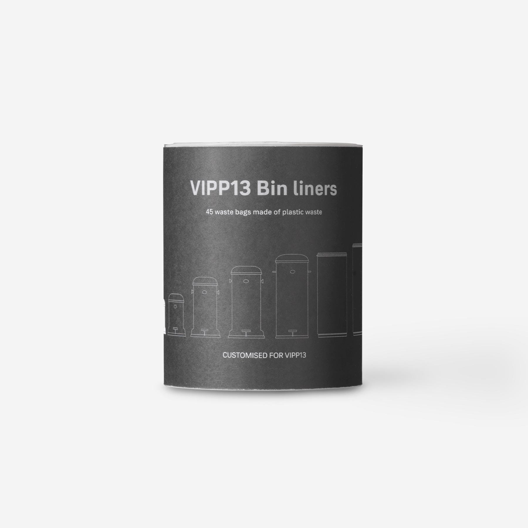Vipp 13 roskapussit, 8 rullaa