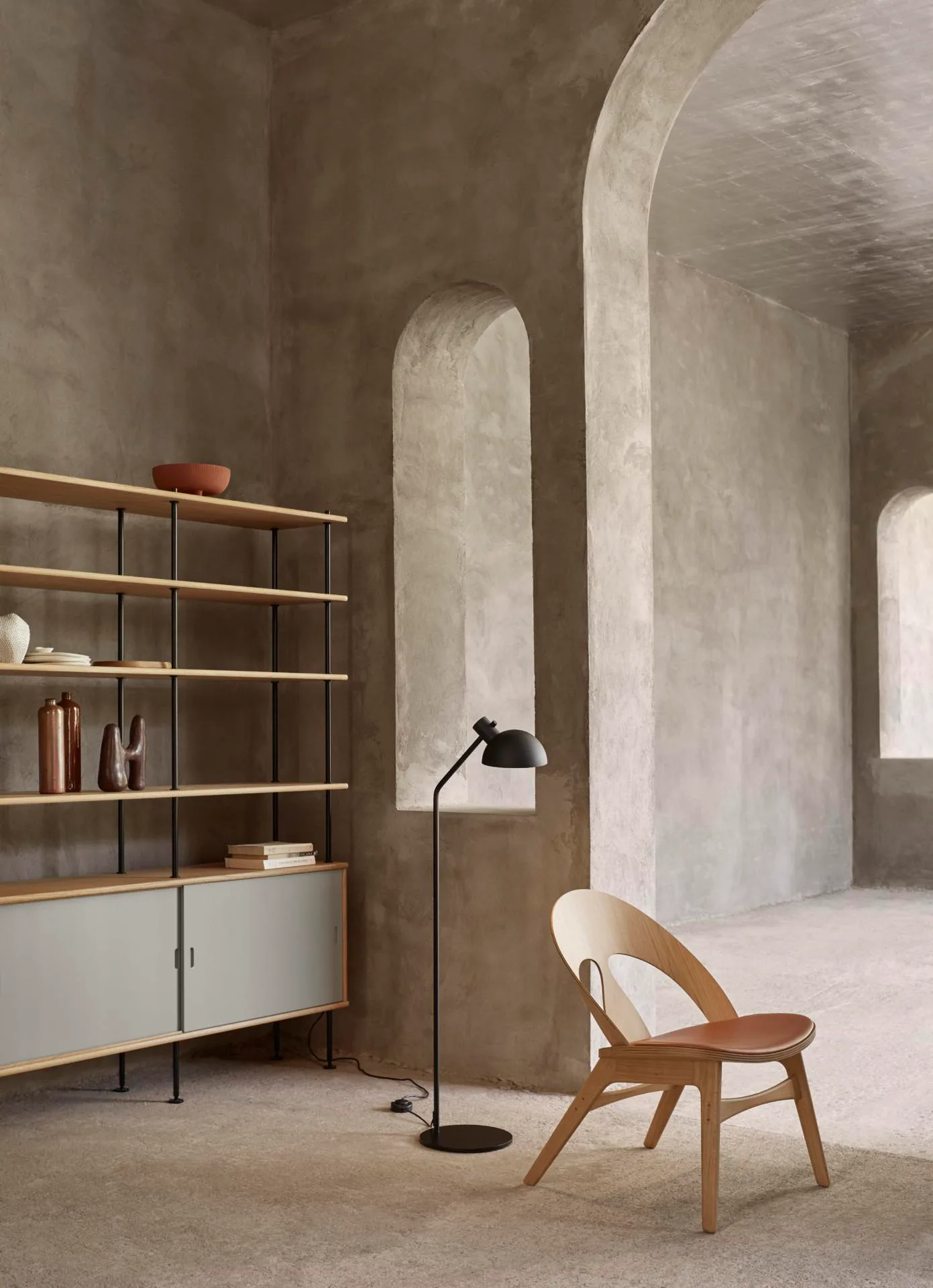 Carl Hansen BM0253 shelving system with cabinet, oiled walnut - Image 3