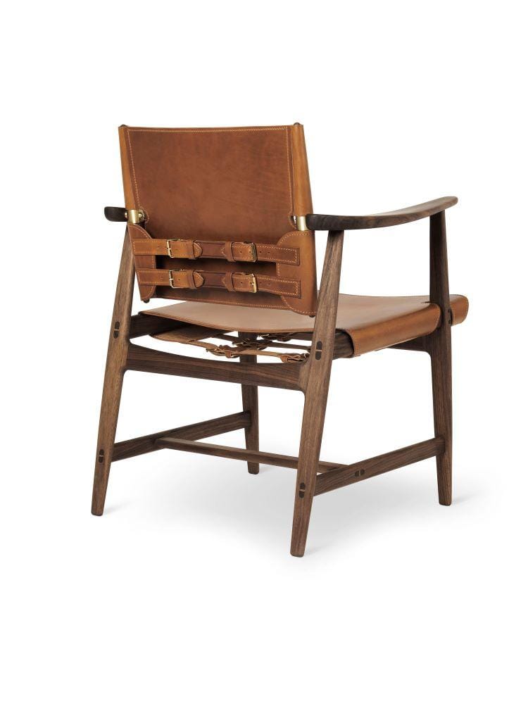 Carl Hansen BM1106 HUNTSMAN -tuoli, öljytty pähkinä/nahka - Image 2