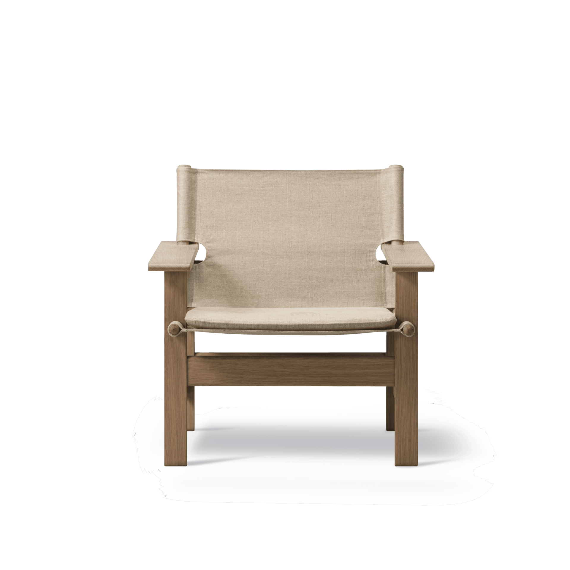 Fredericia CANVAS armchair, natural canvas / oak light oil