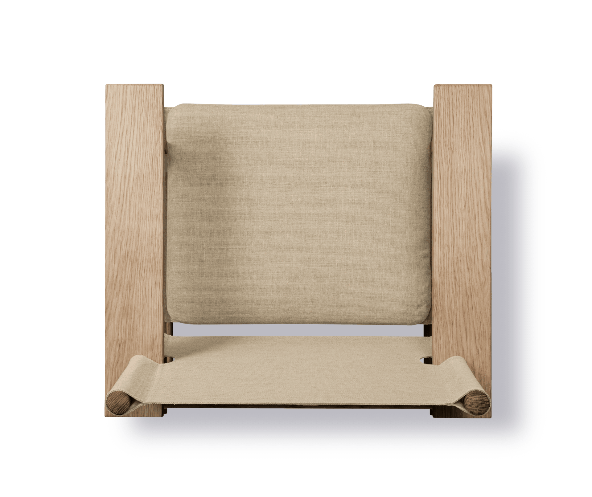 Fredericia CANVAS armchair, natural canvas / oak light oil - Image 5