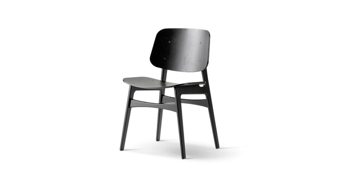 Fredericia SØBORG 3050 chair, black lacquered oak - Image 2