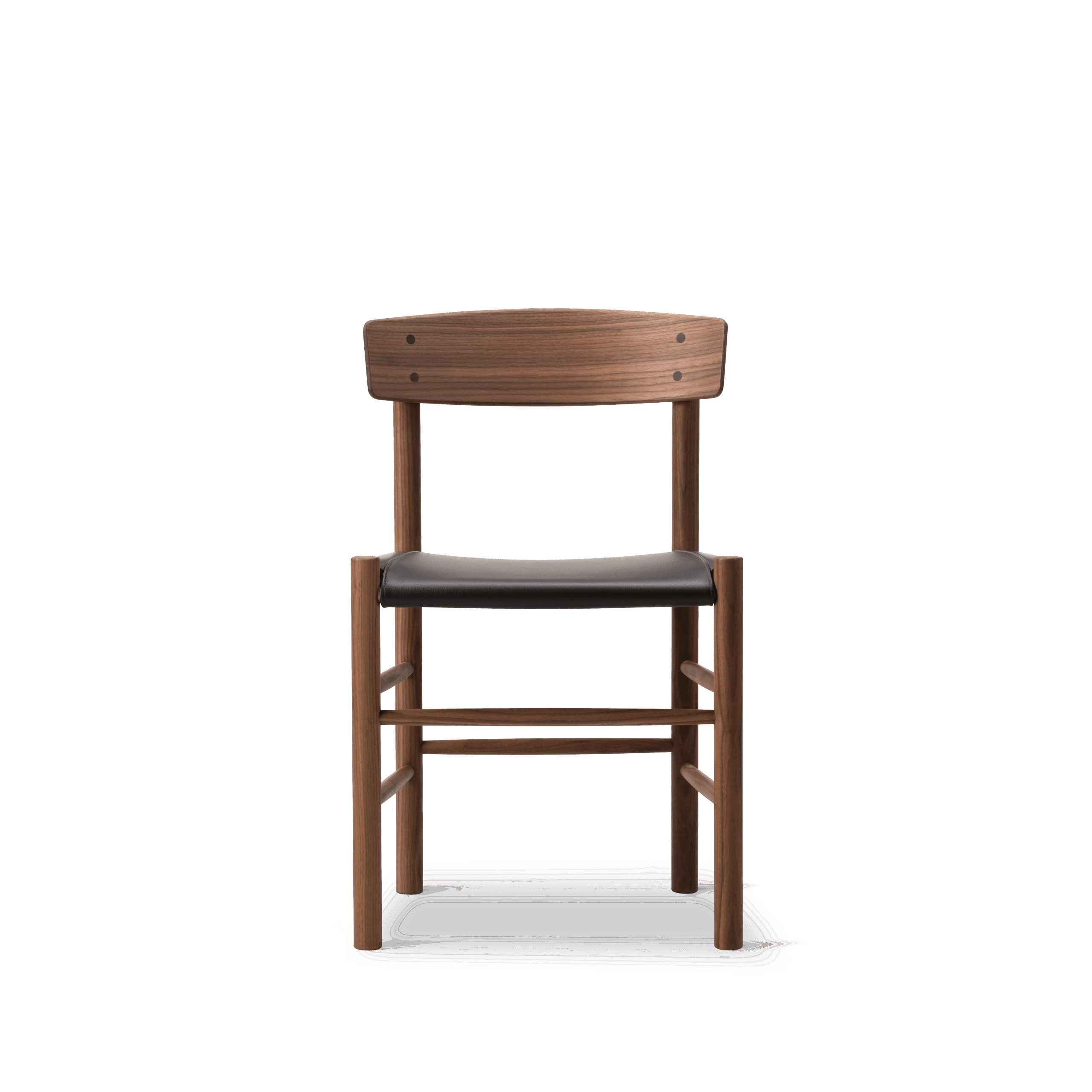 Fredericia J39 chair, leather seat