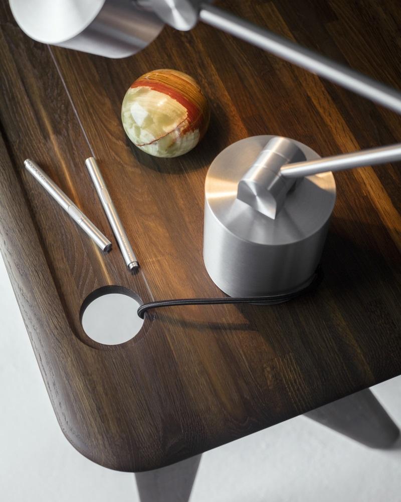 Tom Dixon SLAB -työpöytä, savutammi - Image 6