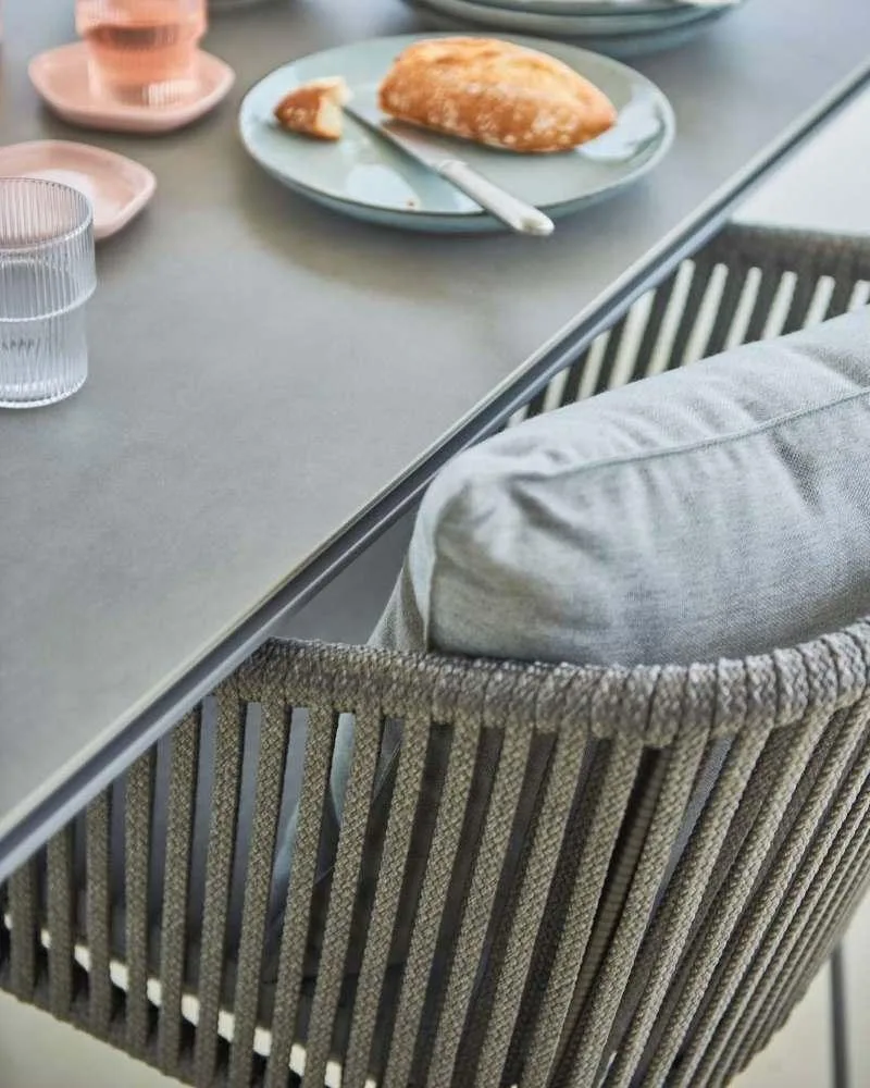 Cane-line MOMENTS chair, stackable, grey - Image 3