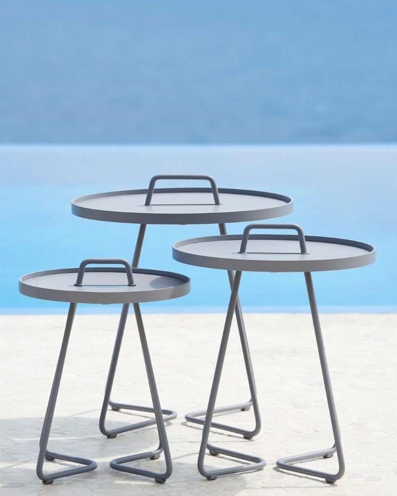 Cane-line ON-THE-MOVE side table, small, dark green - Image 4