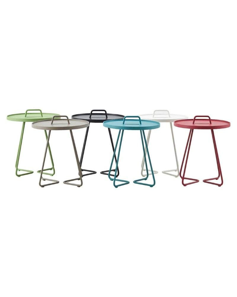 Cane-line ON-THE-MOVE side table, large, white - Image 6