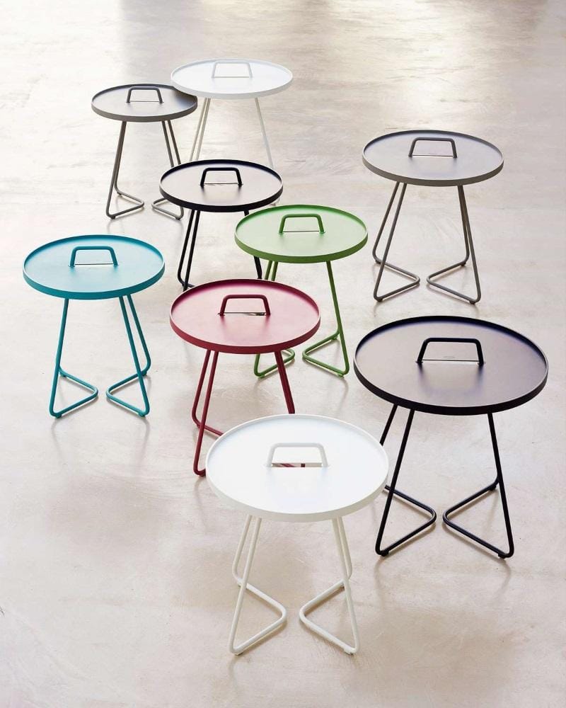 Cane-line ON-THE-MOVE side table, small, dark green - Image 3