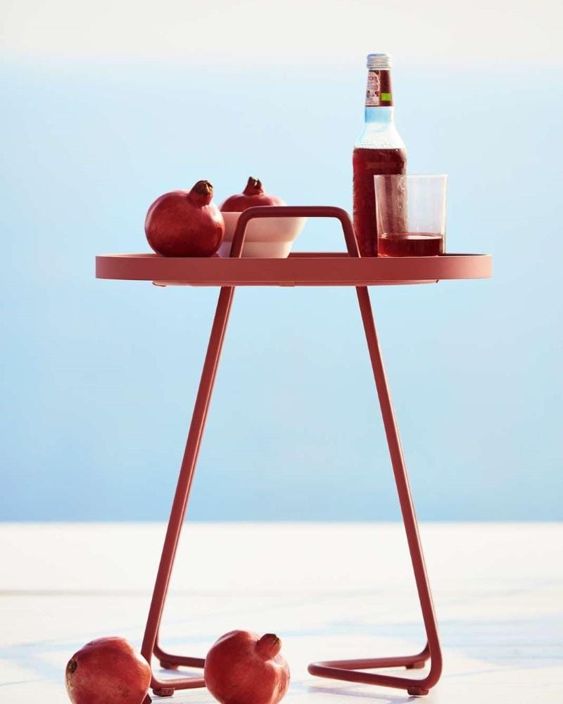 Cane-line ON-THE-MOVE side table, small, dark green - Image 7
