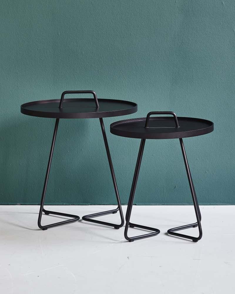 Cane-line ON-THE-MOVE side table, small, dark green - Image 5