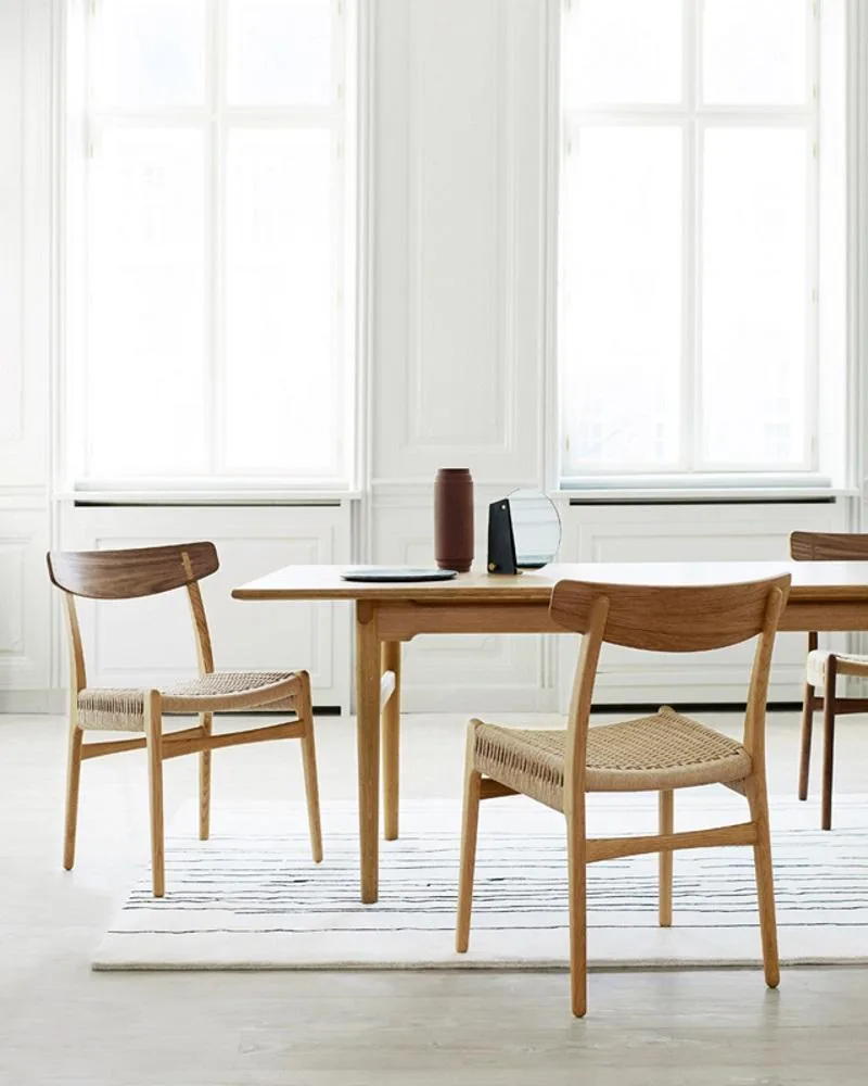 Carl Hansen CH23 chair, oiled oak / natural paper cord - Image 5