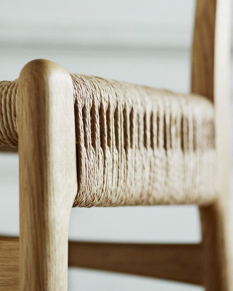 Carl Hansen CH23 chair, oiled oak / natural paper cord - Image 3
