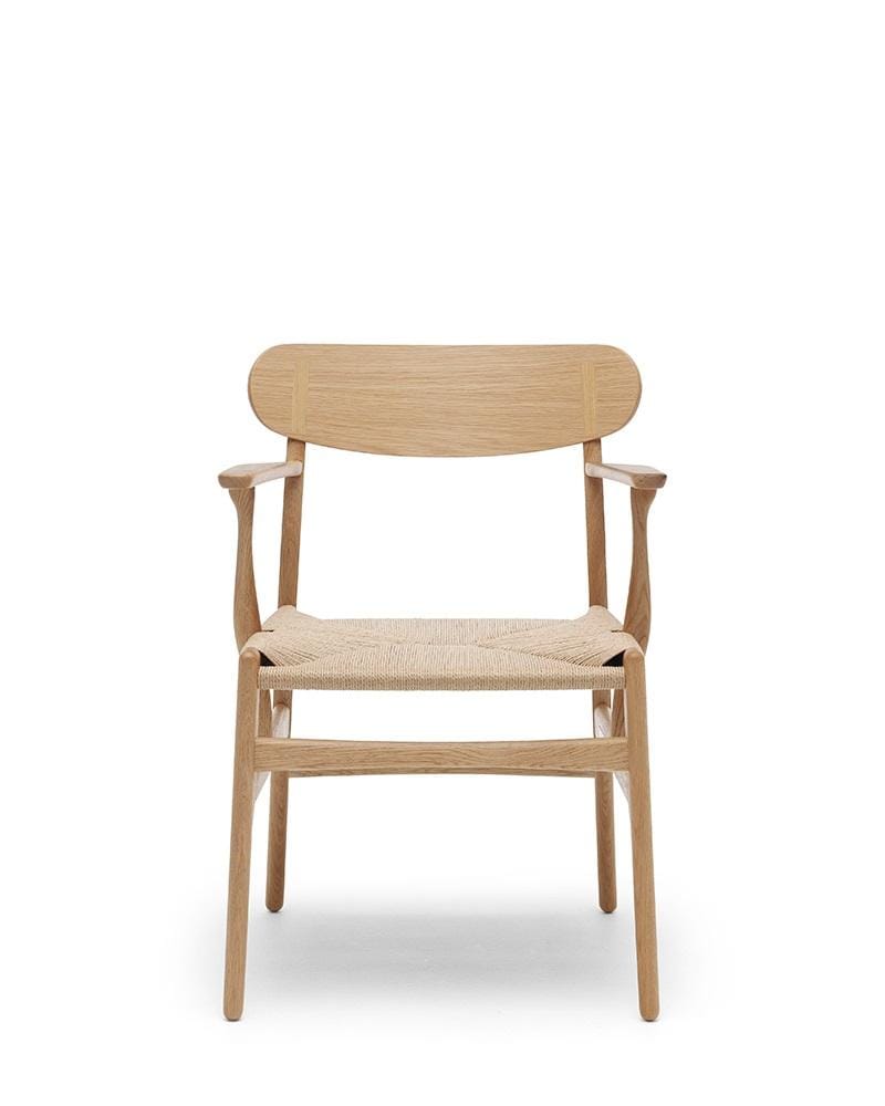 Carl Hansen CH26 -tuoli, öljytty tammi/luonnonvärinen paperinaru