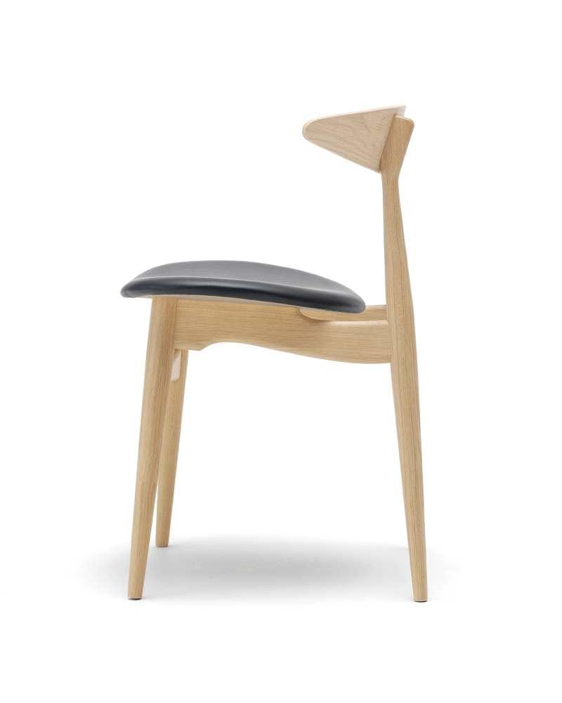 Carl Hansen CH33P -tuoli, öljytty tammi/musta nahka - Image 3