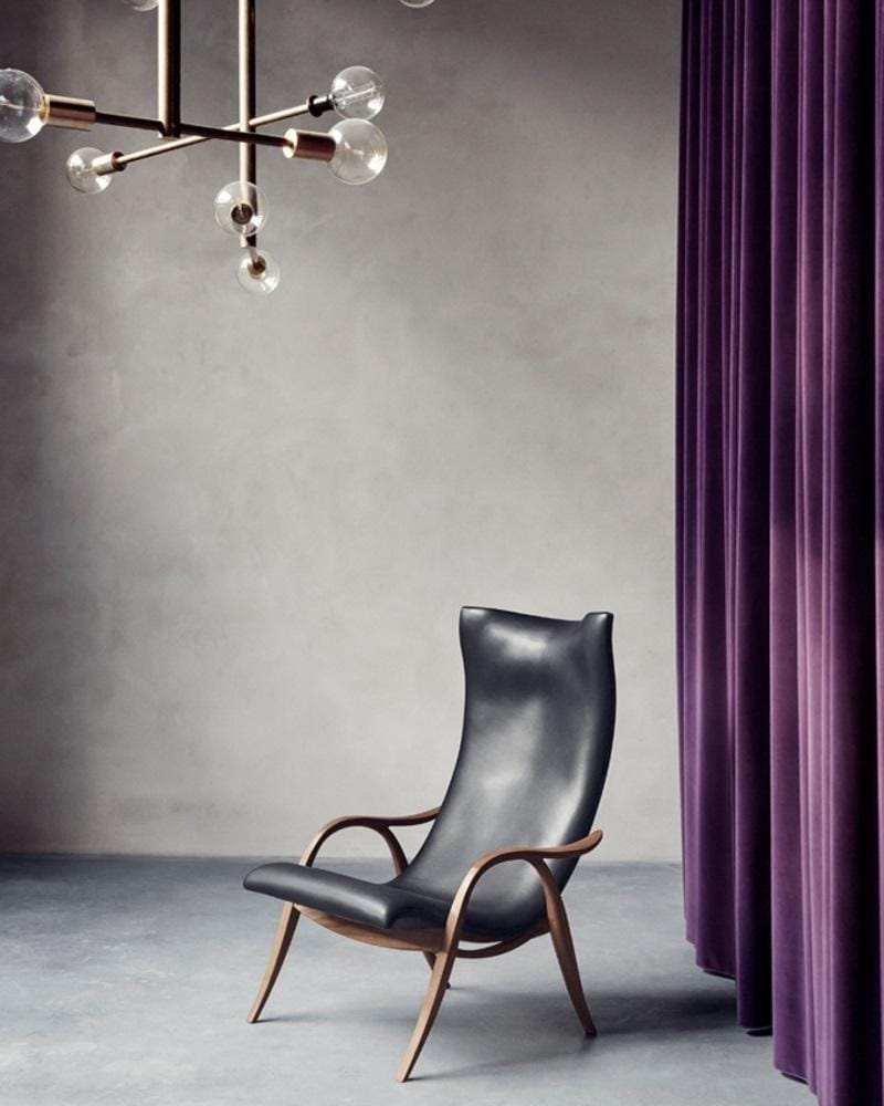 Carl Hansen FH429 armchair, soaped oak / black leather - Image 3