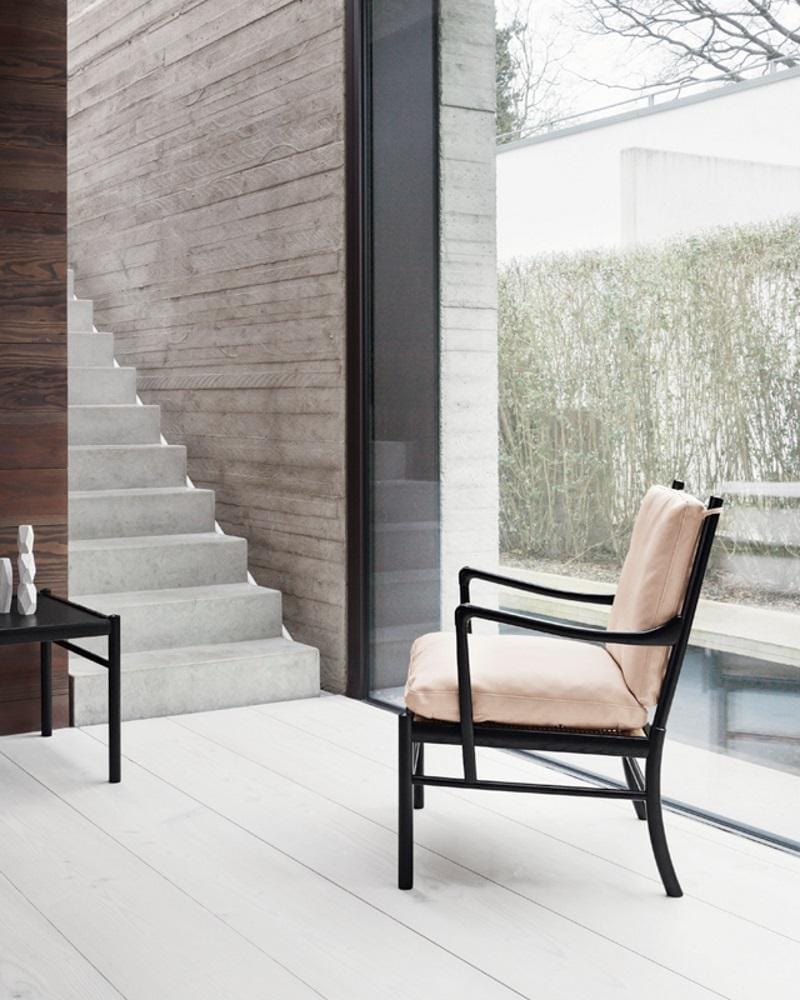 Carl Hansen OW149 COLONIAL -nojatuoli, saippuoitu tammi/ruskea nahka - Image 9