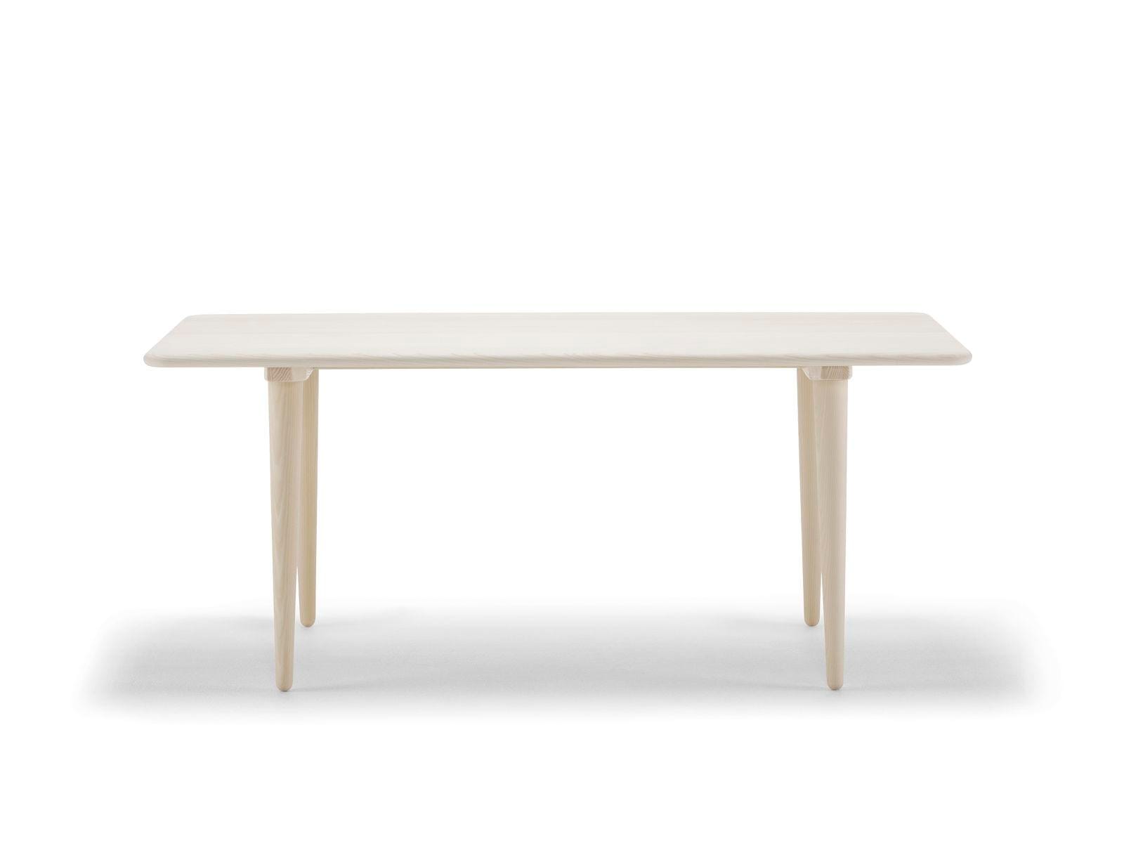 Carl Hansen CH011 -sohvapöytä, saippuoitu tammi, 130x55cm