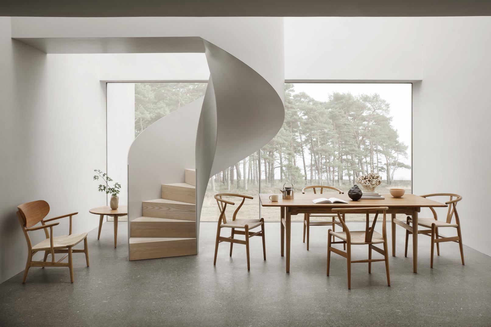 Carl Hansen CH22 -tuoli, öljytty tiikki/tammi - Image 4