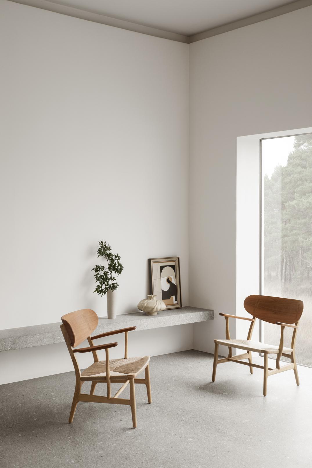 Carl Hansen CH22 -tuoli, öljytty tiikki/tammi - Image 5