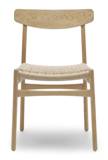 Carl Hansen CH23 chair, oiled oak / natural paper cord
