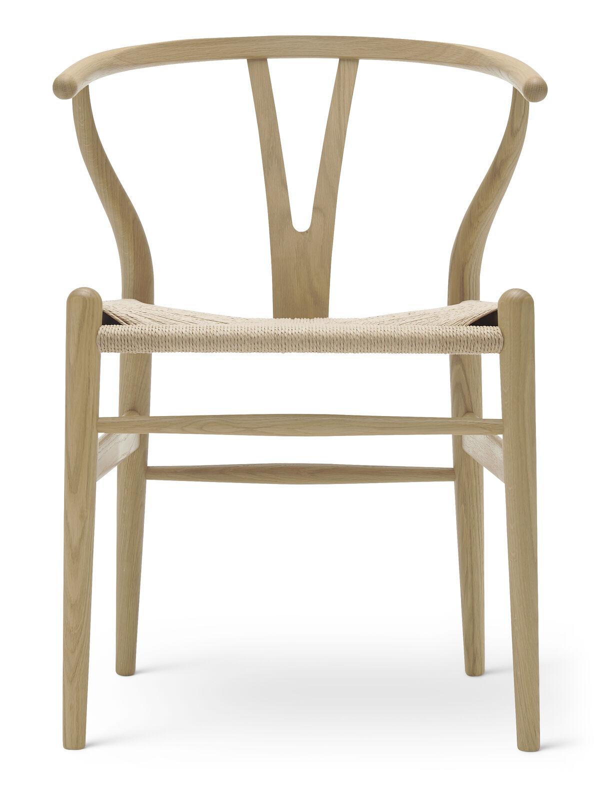 Carl Hansen CH24 chair, soaped oak/natural paper cord