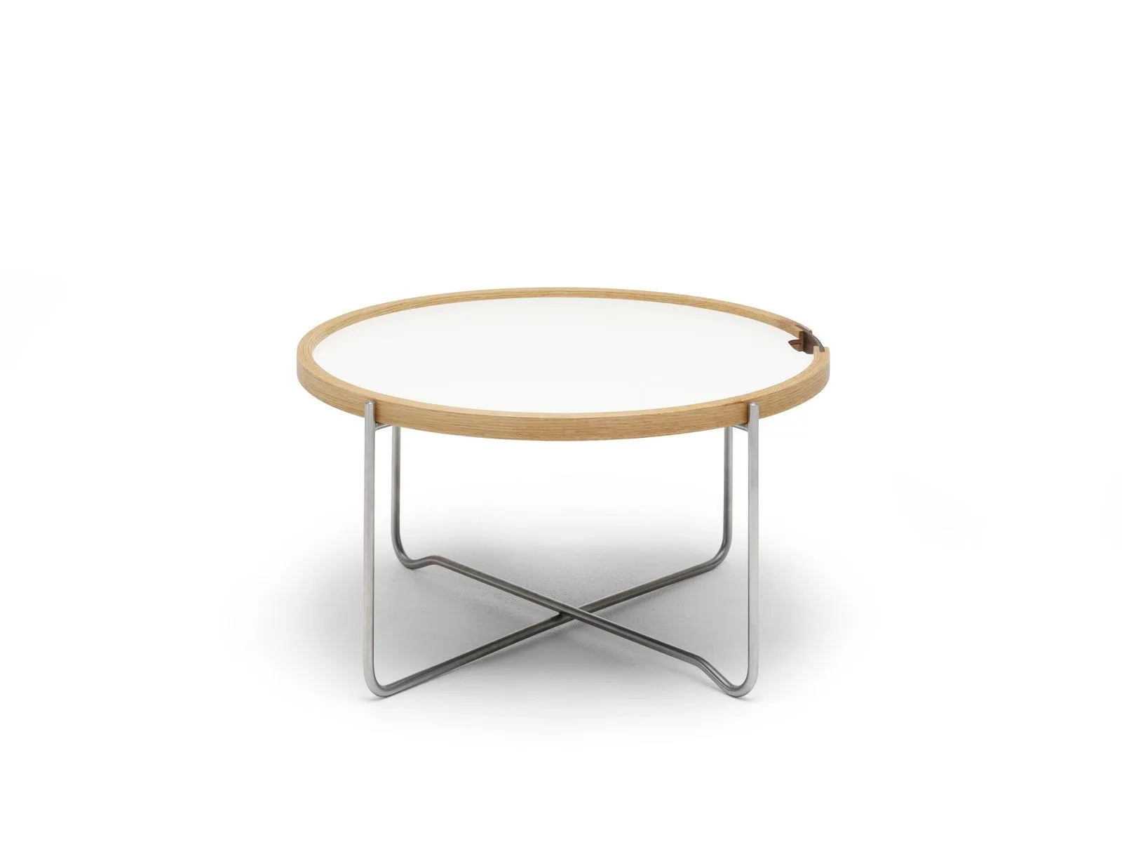 Carl Hansen CH417 -tarjotinpöytä, musta/valkoinen - Image 2