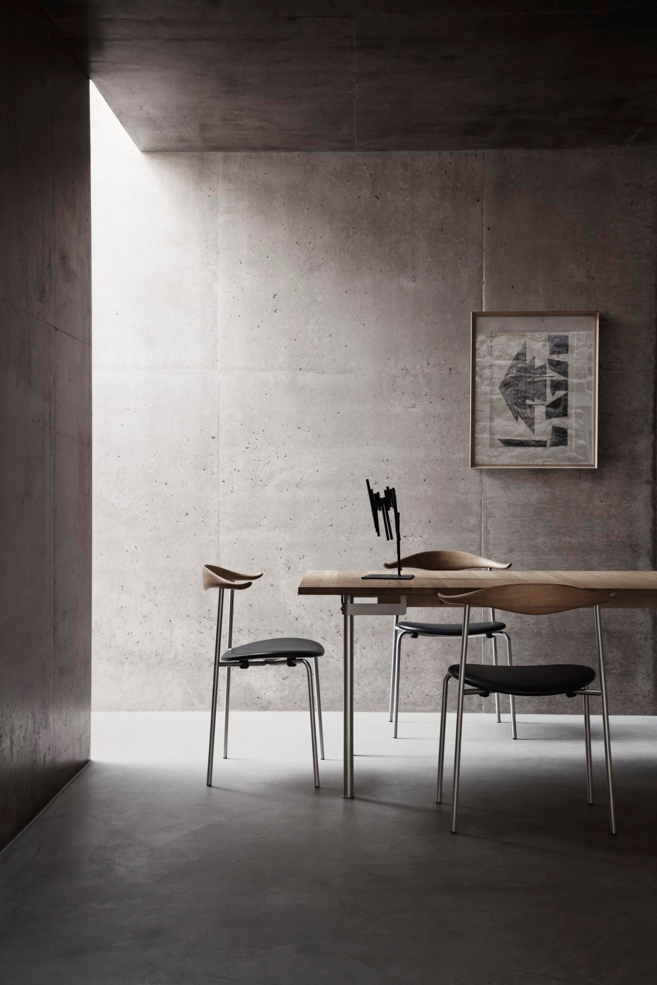 Carl Hansen CH88P -tuoli, öljytty tammi/musta nahka - Image 4