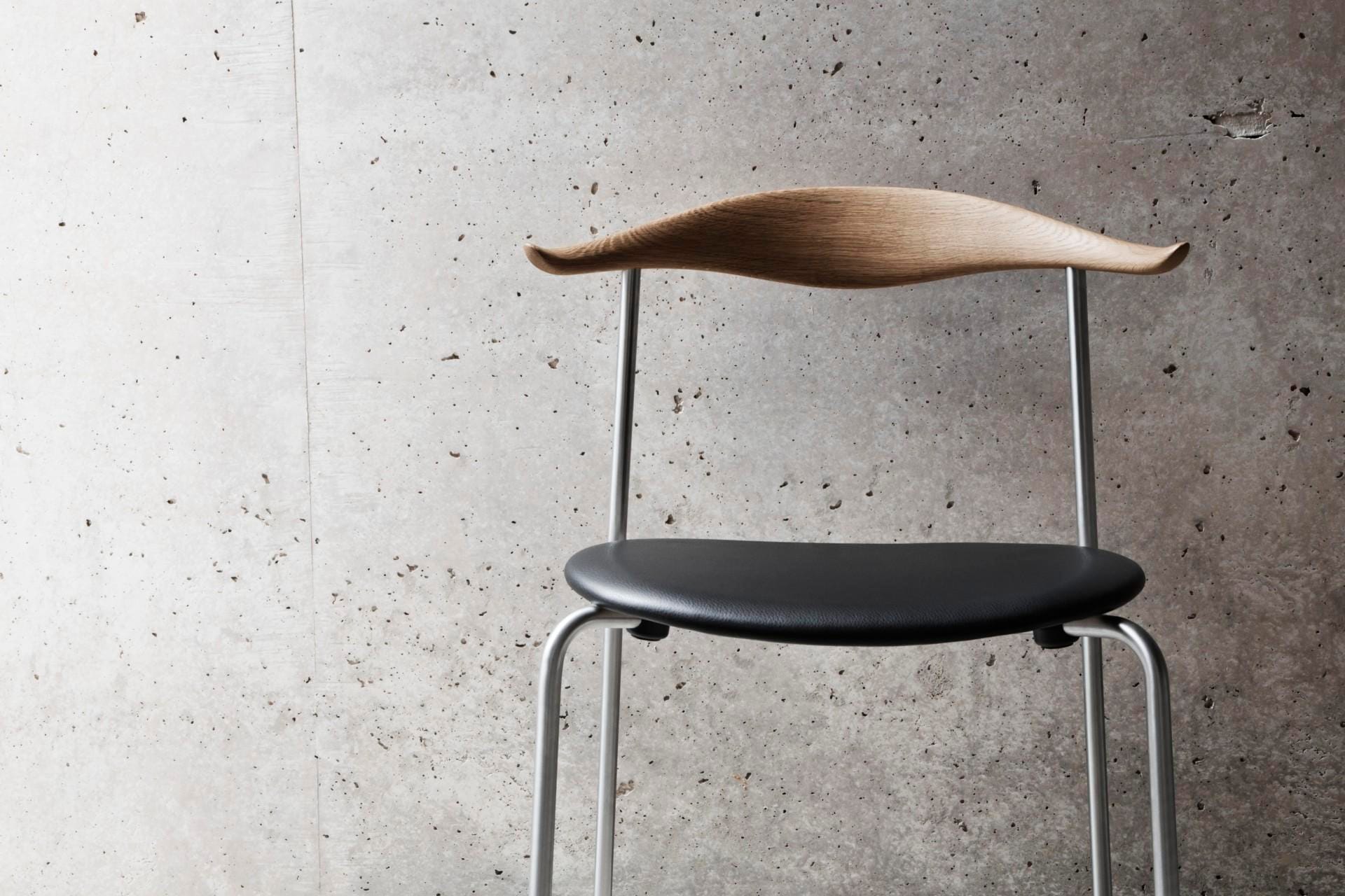 Carl Hansen CH88P -tuoli, öljytty tammi/musta nahka - Image 3