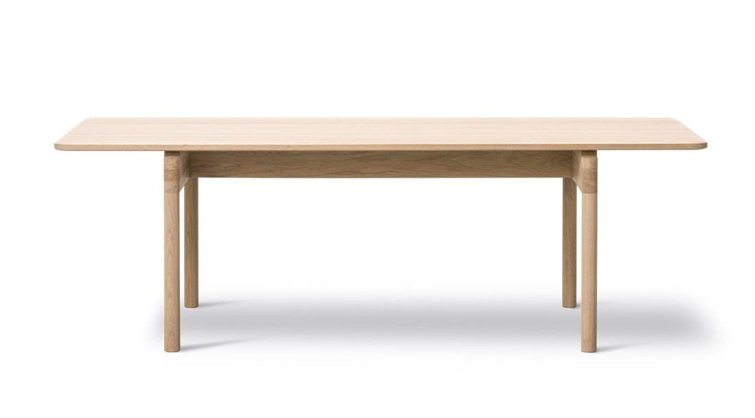 Fredericia POST -ruokapöytä, 225x100cm, saippuoitu tammi