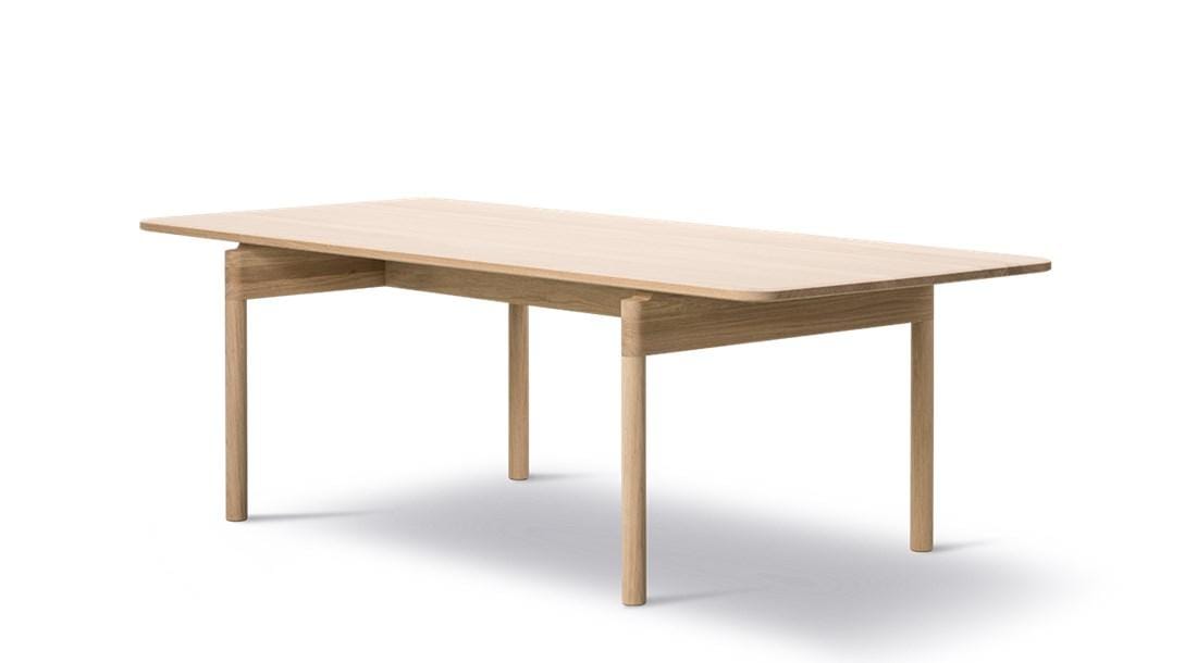 Fredericia POST -ruokapöytä, 225x100cm, saippuoitu tammi - Image 2