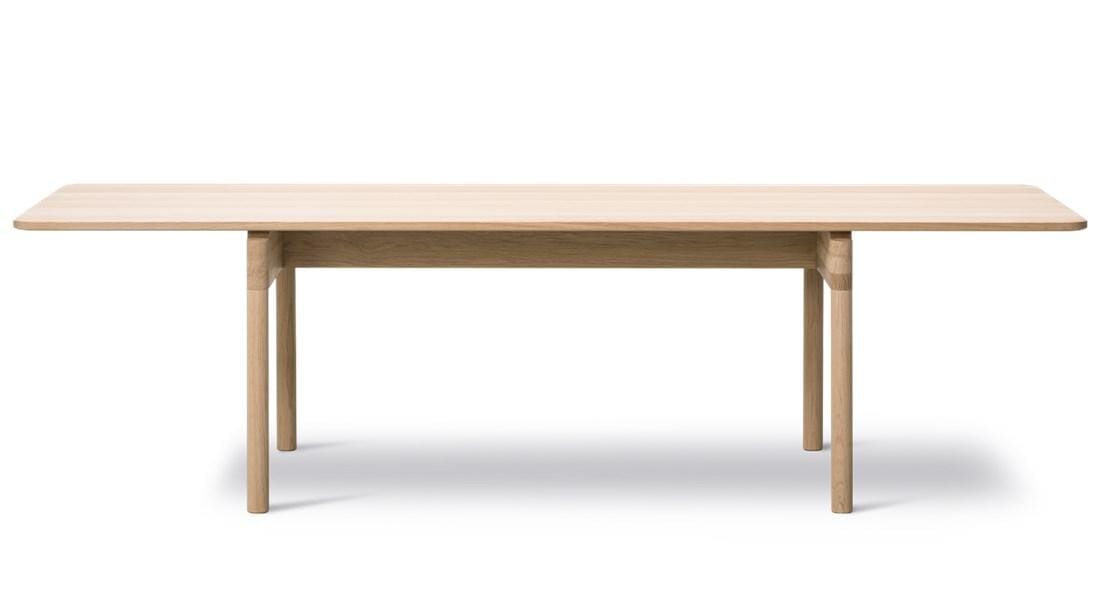 Fredericia POST -ruokapöytä, 270x100cm, saippuoitu tammi