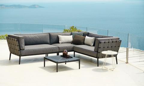Cane-line CONIC -daybed, tummanharmaa - Image 3