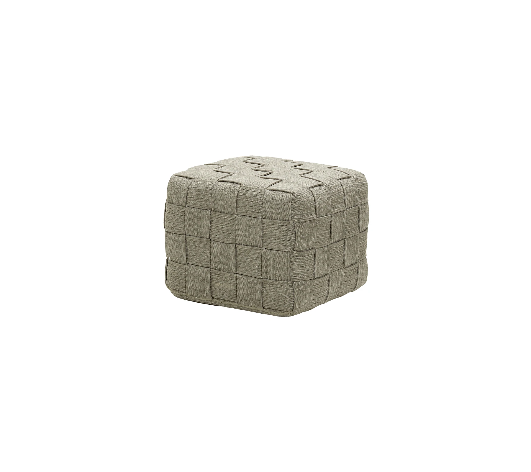 Cane-line CUBE -footstool, taupe