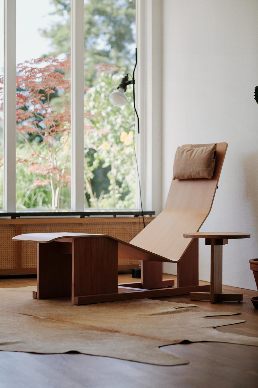 Massproductions 4PM easy chair, oak - Image 2
