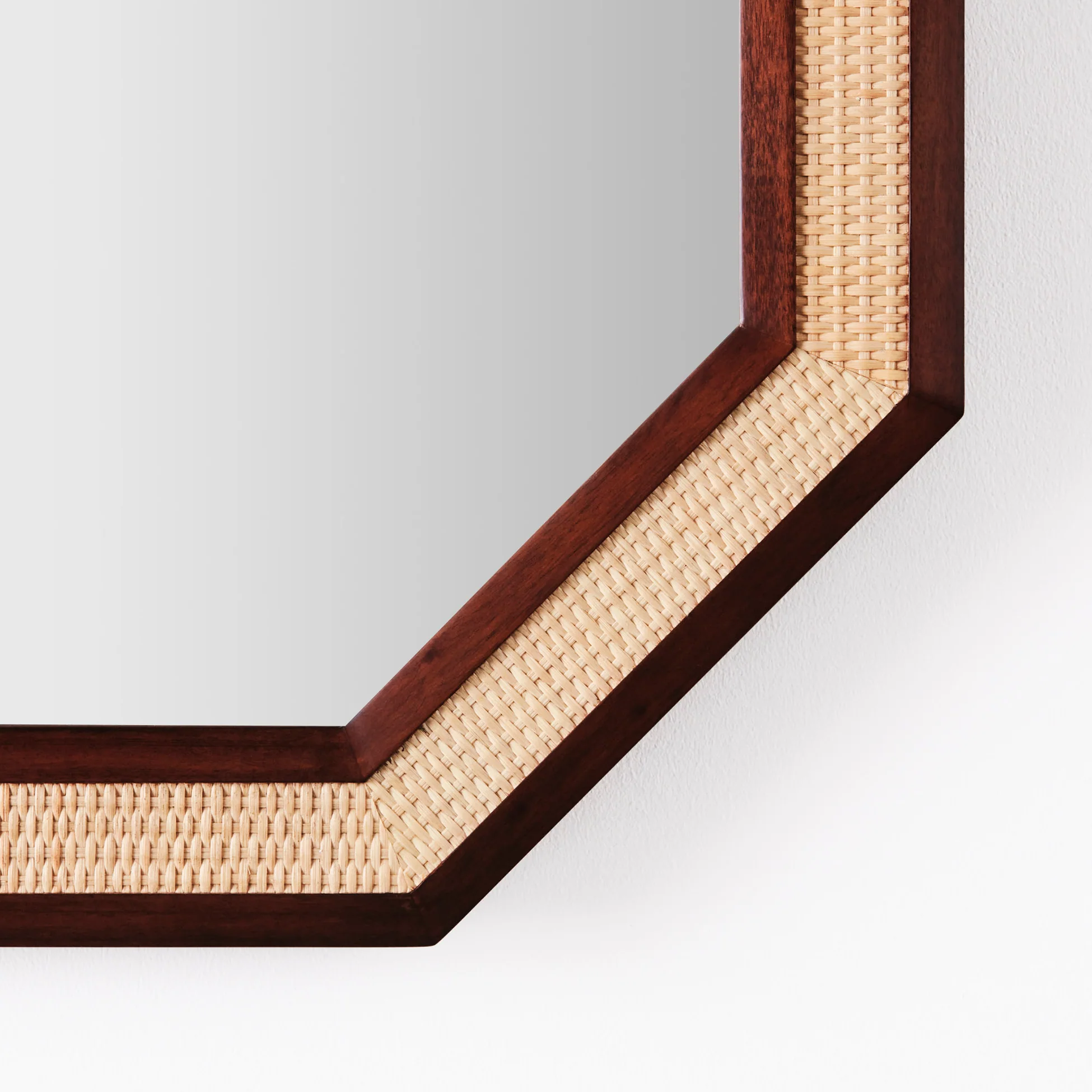 Dusty Deco RATTAN mirror - Image 2