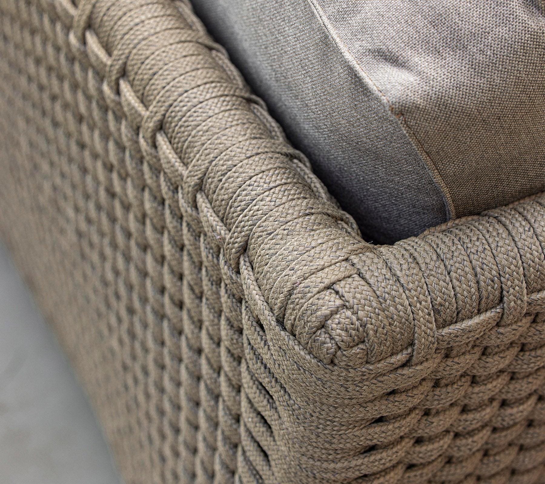 Cane-line DIAMOND 2-istuttava sohva, taupe - Image 4