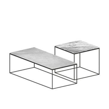 Zeus SLIM MARBLE -sohvapöytä, 54x54 cm